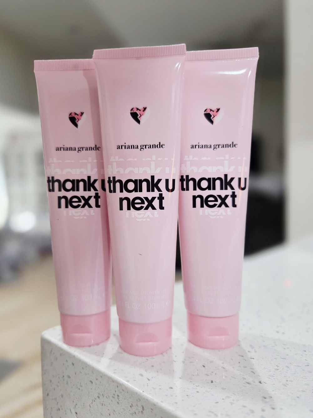 Ariana Grande Pink "thank u, next" Lotion Trio